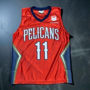 Match Up Promo NBA New Orleans Pelicans Red Jersey #11 Jrue Holiday Youth XL